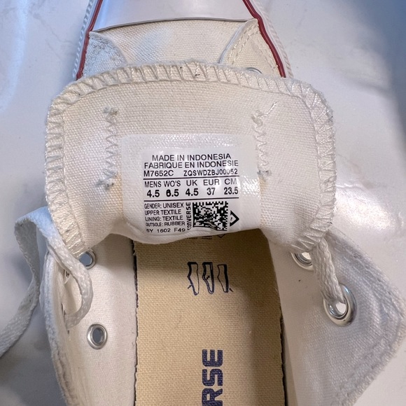 Converse Chuck Taylor All Star Low Top shoes size 6.5 - Picture 4 of 5